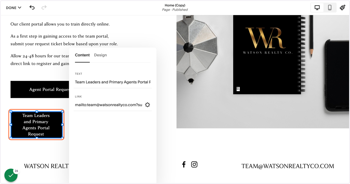 Repeat previous steps Click on Team Leaders and Primary Agents Portal Request