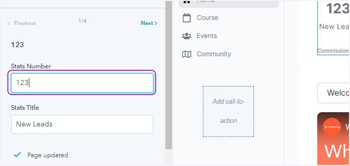 Edit "Stats" relevant fields