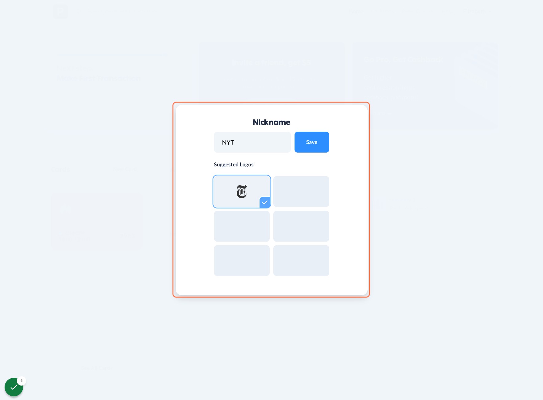 You can choose the logo or add your own picture or keep it blank.