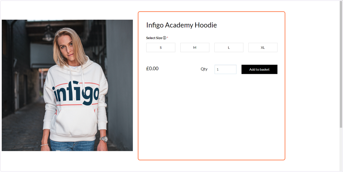 Your specified attribute values will be available for selection