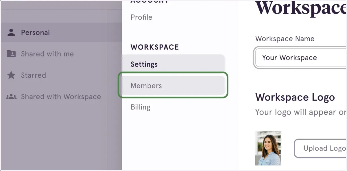 Click on Members