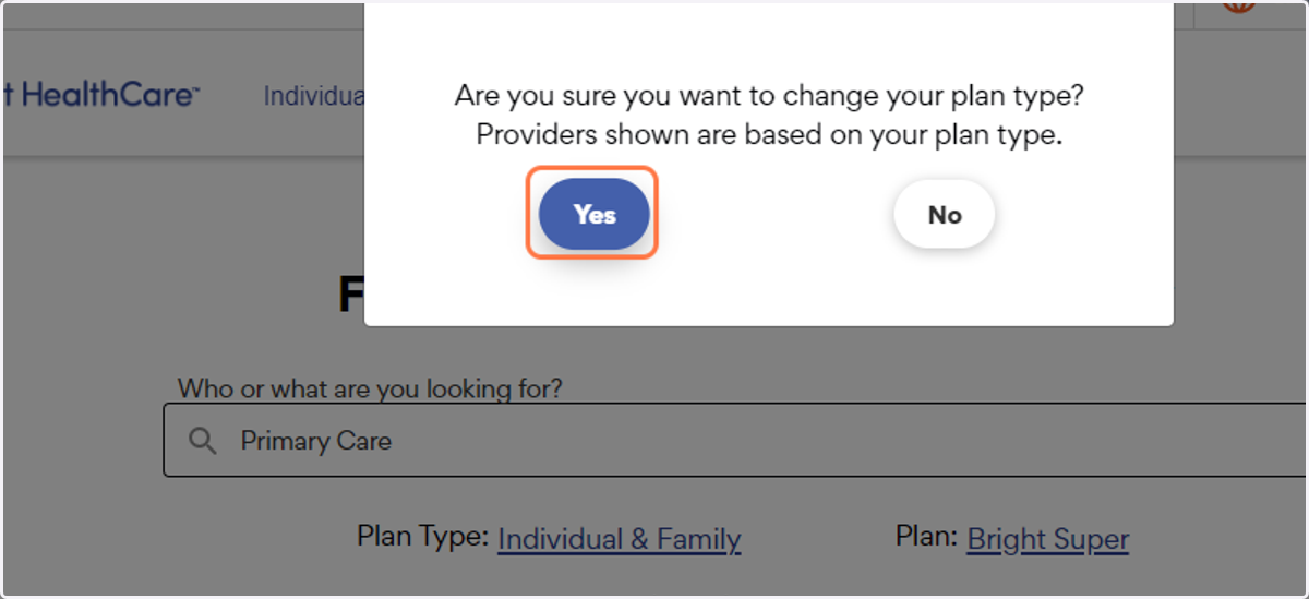 Click on Yes | Haz clic en Sí