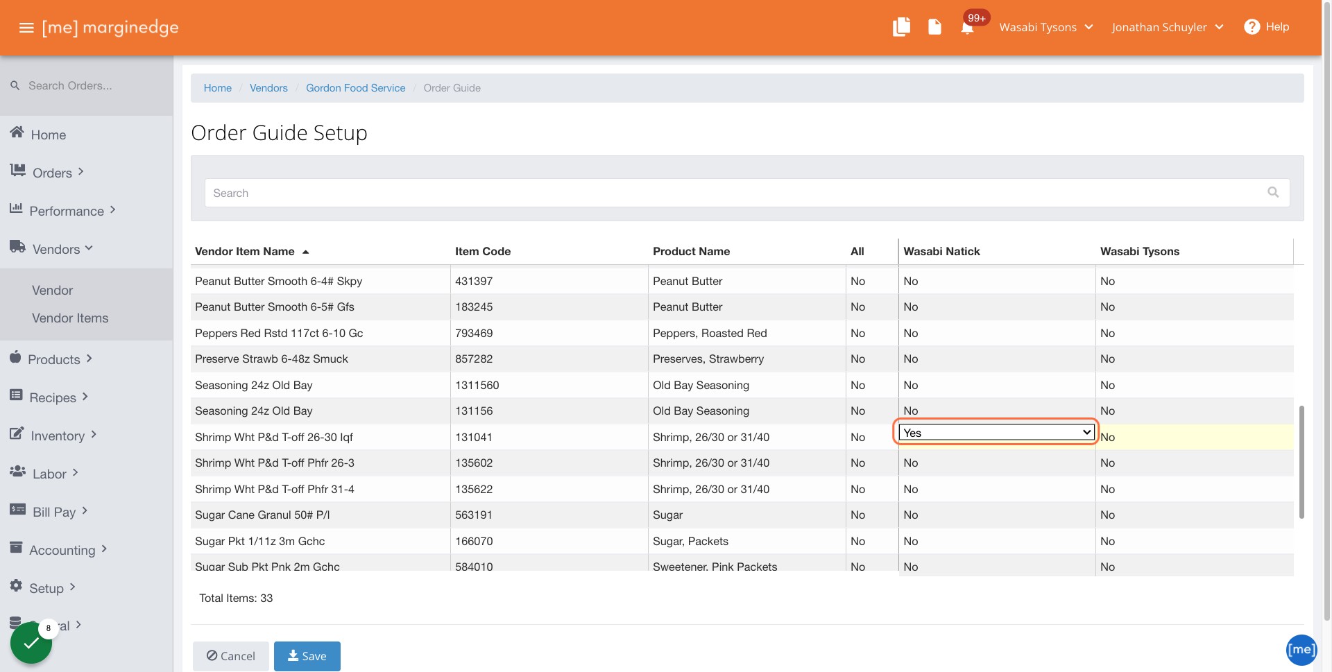 Multi-Unit Order Guide – MarginEdge