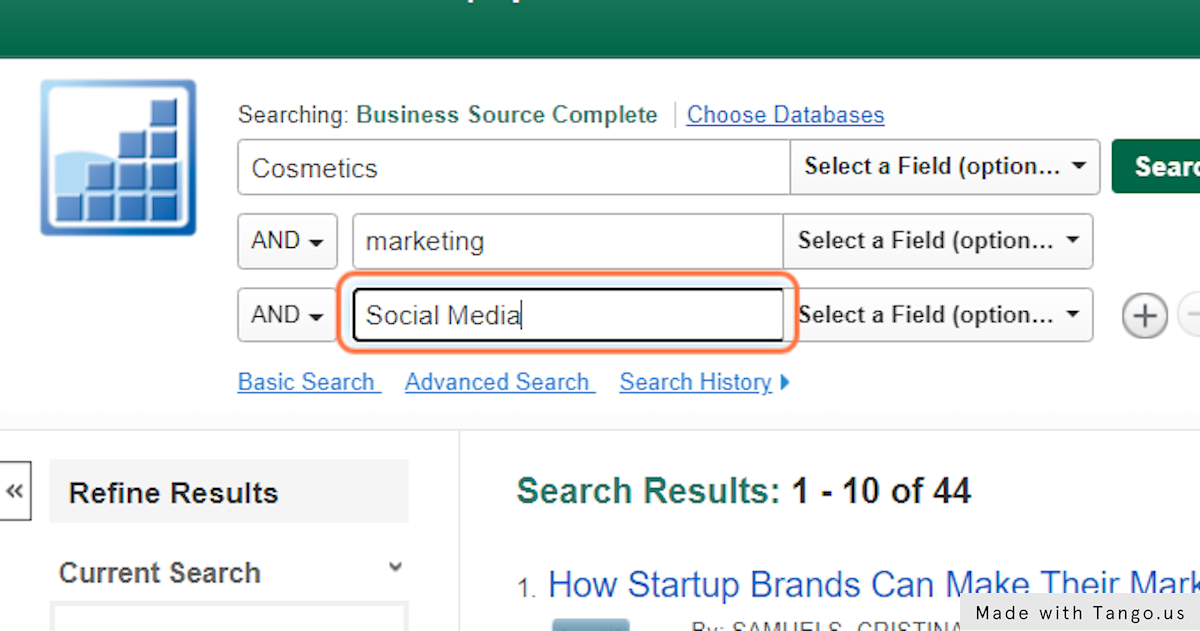 Changing your  search terms with change your results
