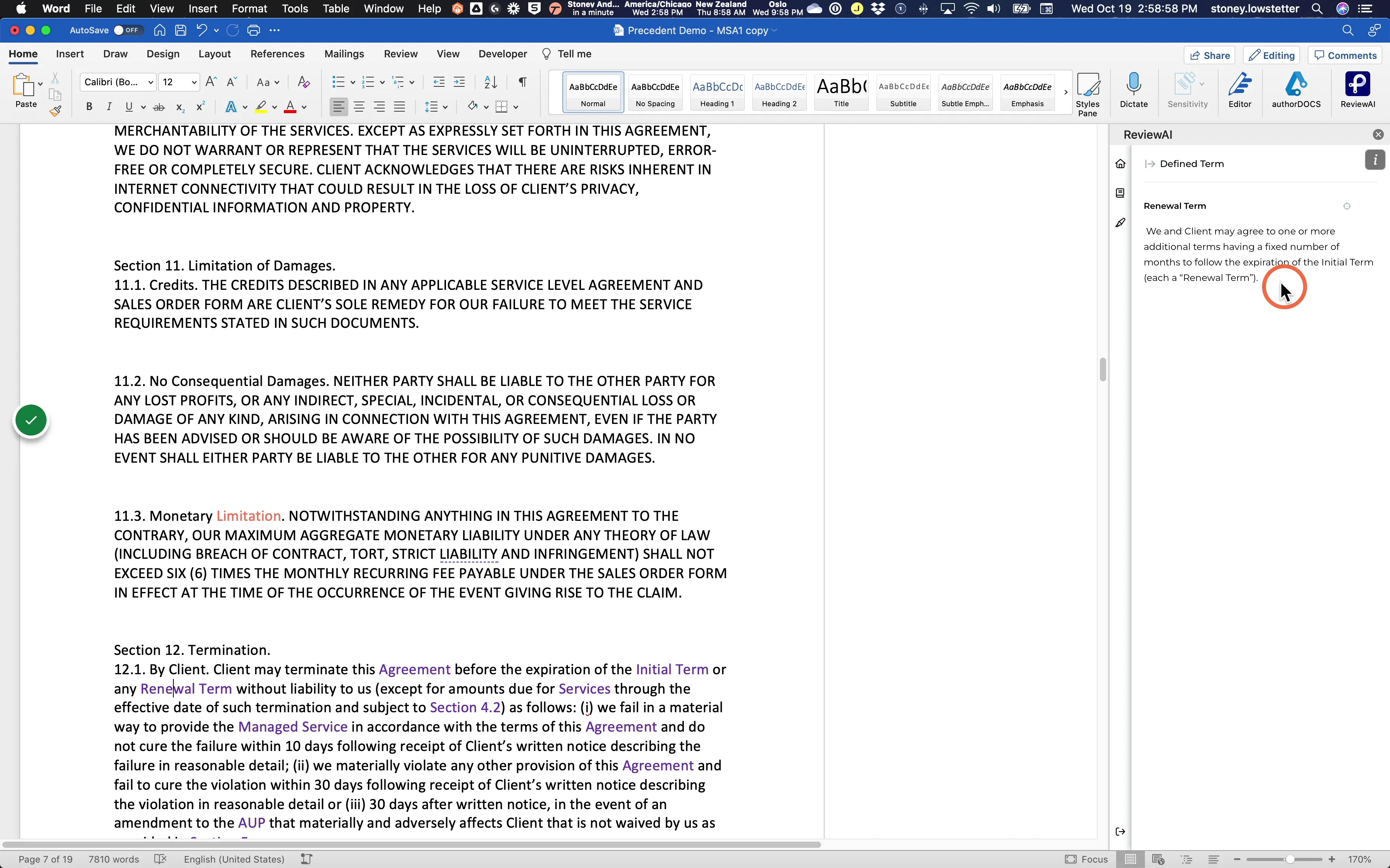 Purple: Defined Term