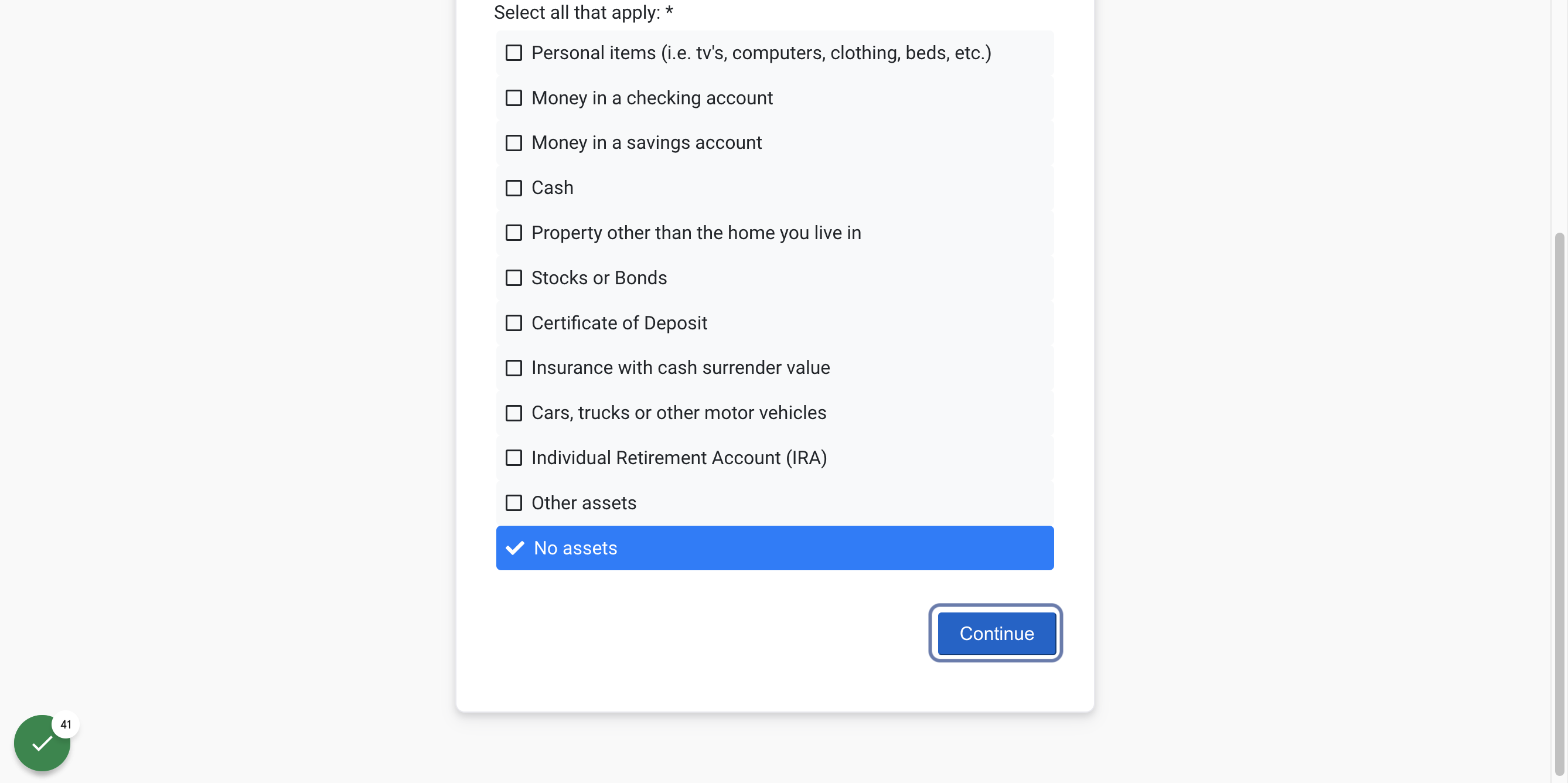 Click on Continue
