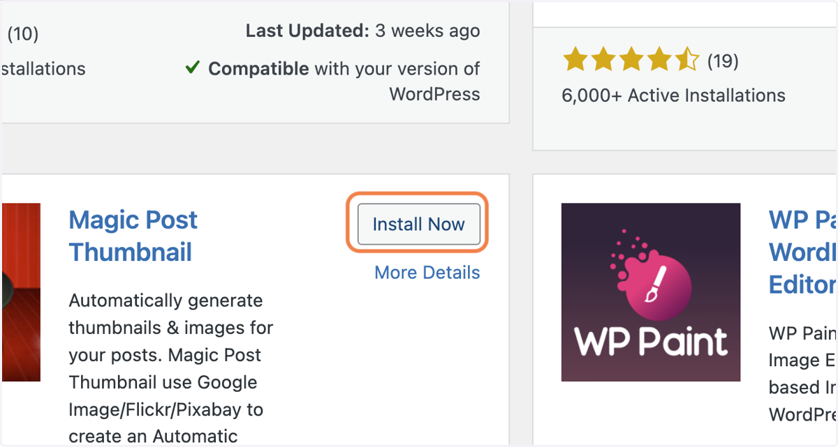 Click on Install Now