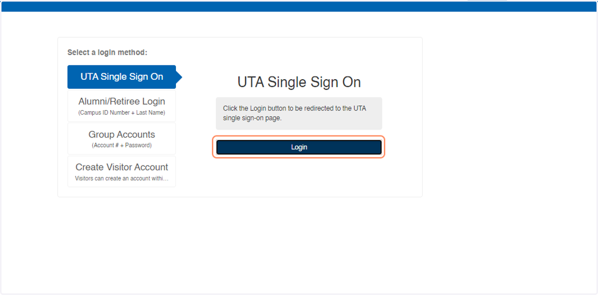 Click on Login