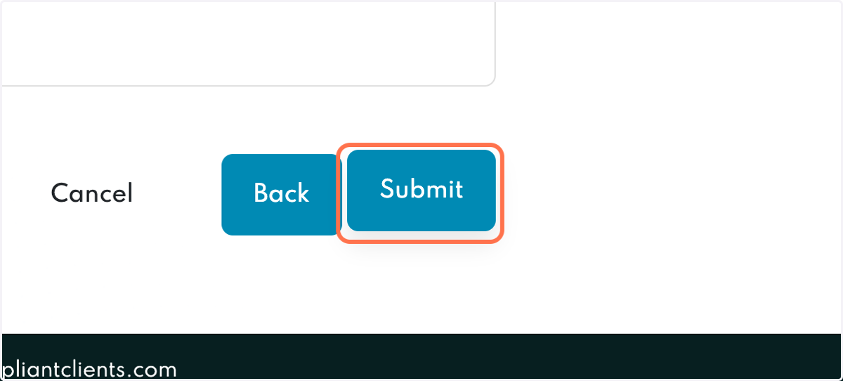 Step 3: Upon submission, the letter of protection terms are emailed to you.