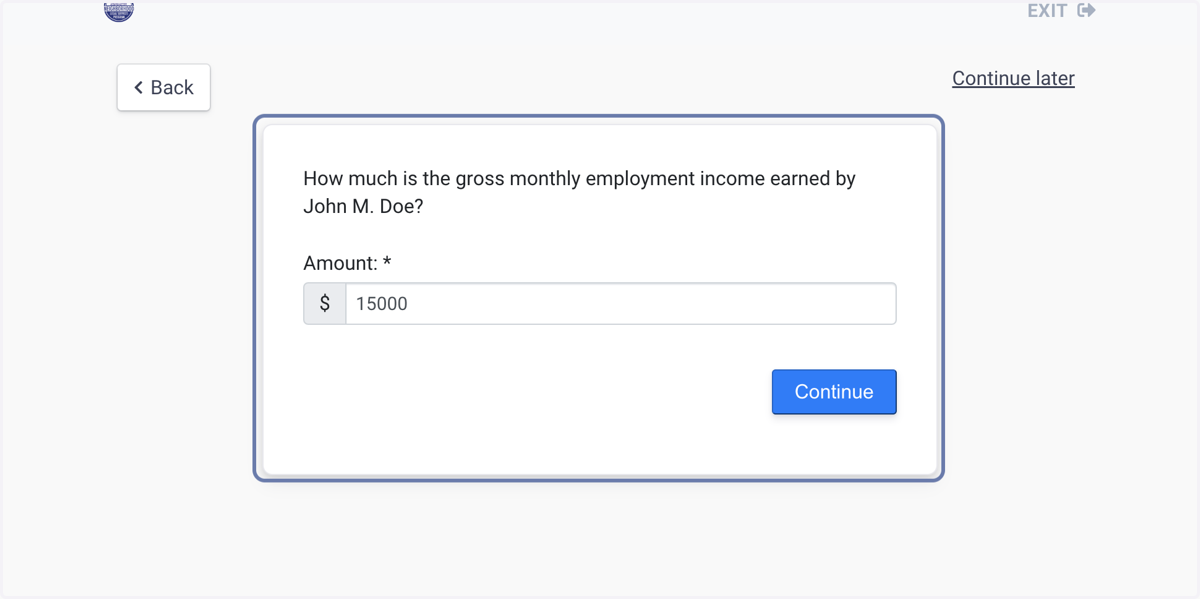 Enter the income generated by each source
