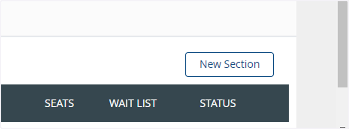 Click on New Section