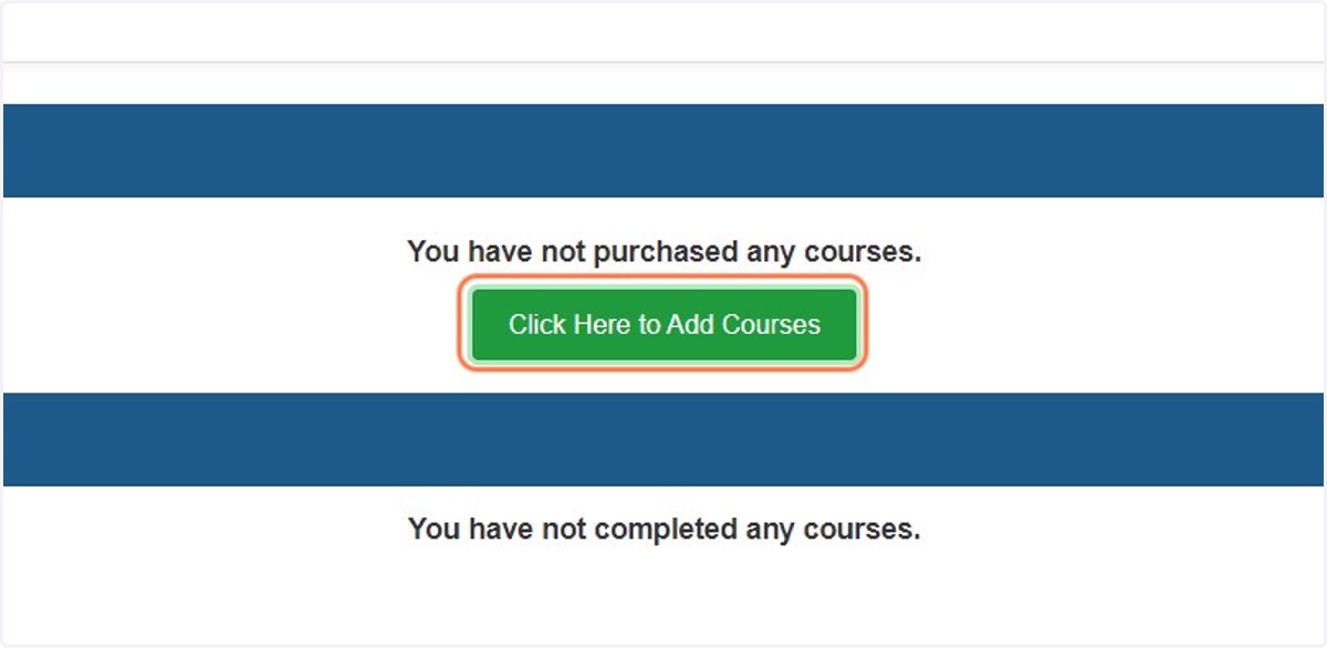 Click on Click Here to Add Courses