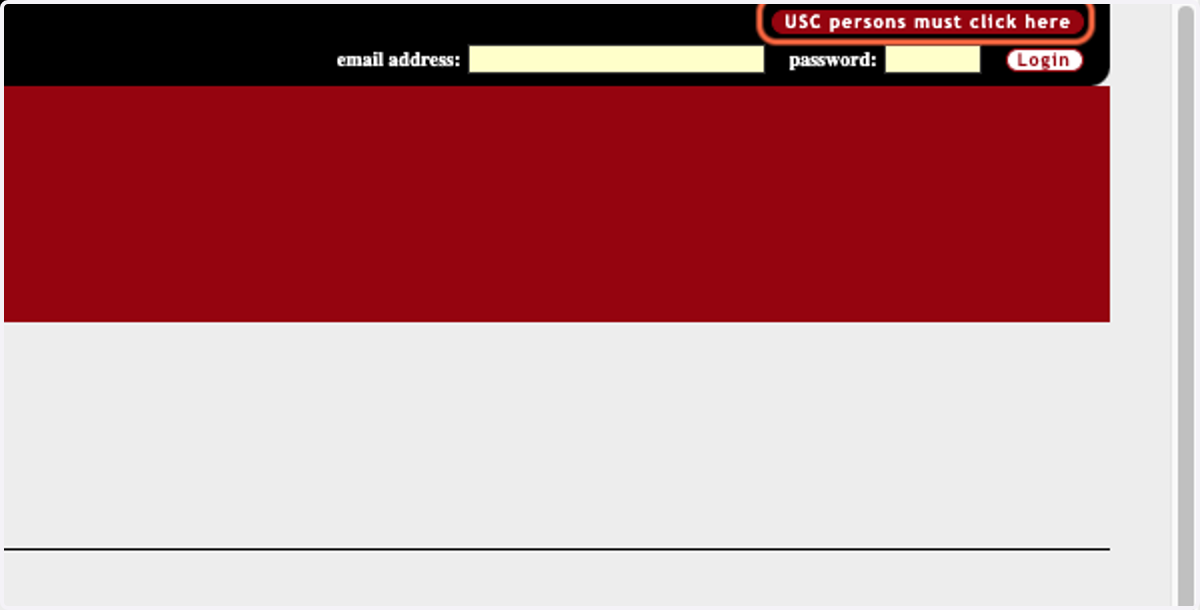 Click on "USC persons must click here"