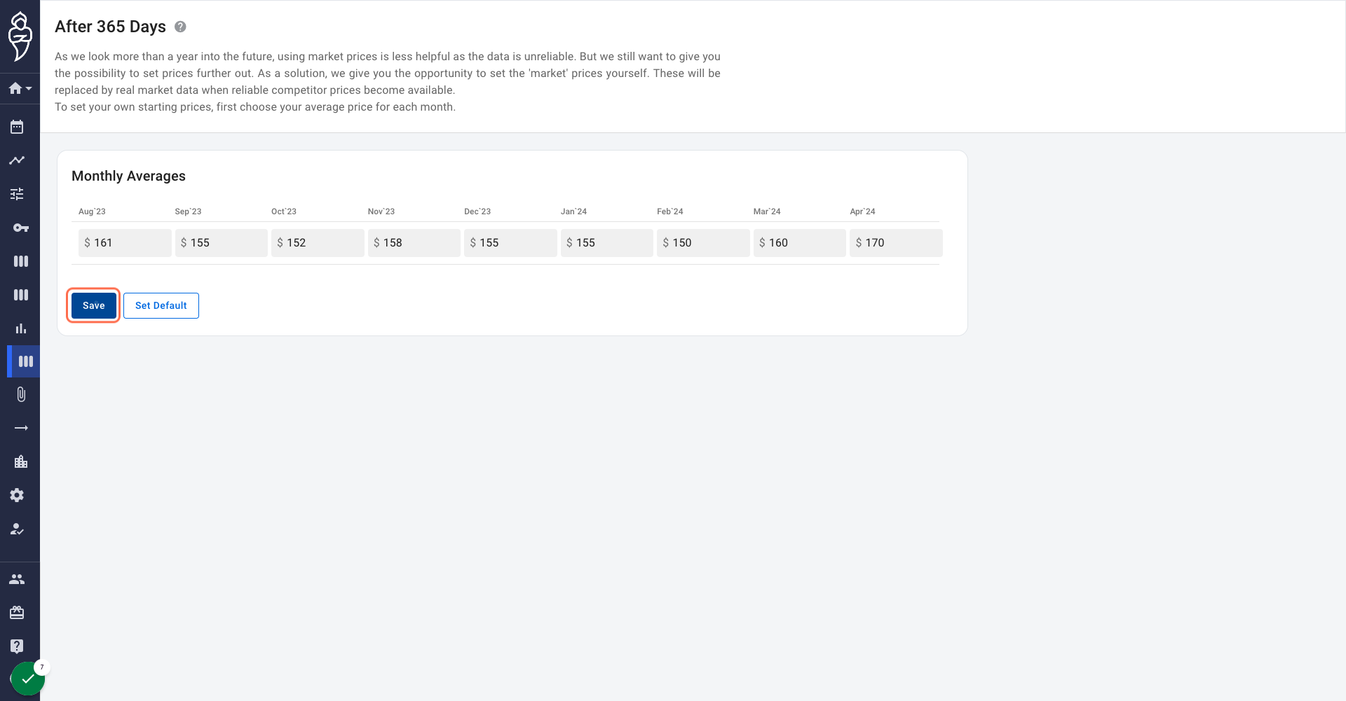 Click on Save. That's it.