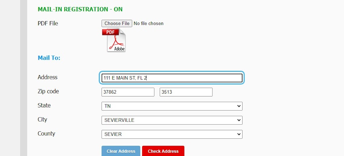 To save make sure you Check and Validate each address field