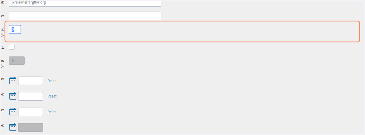 Add number of participants