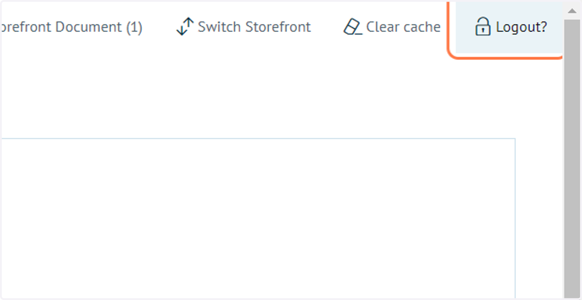 Click on Logout?