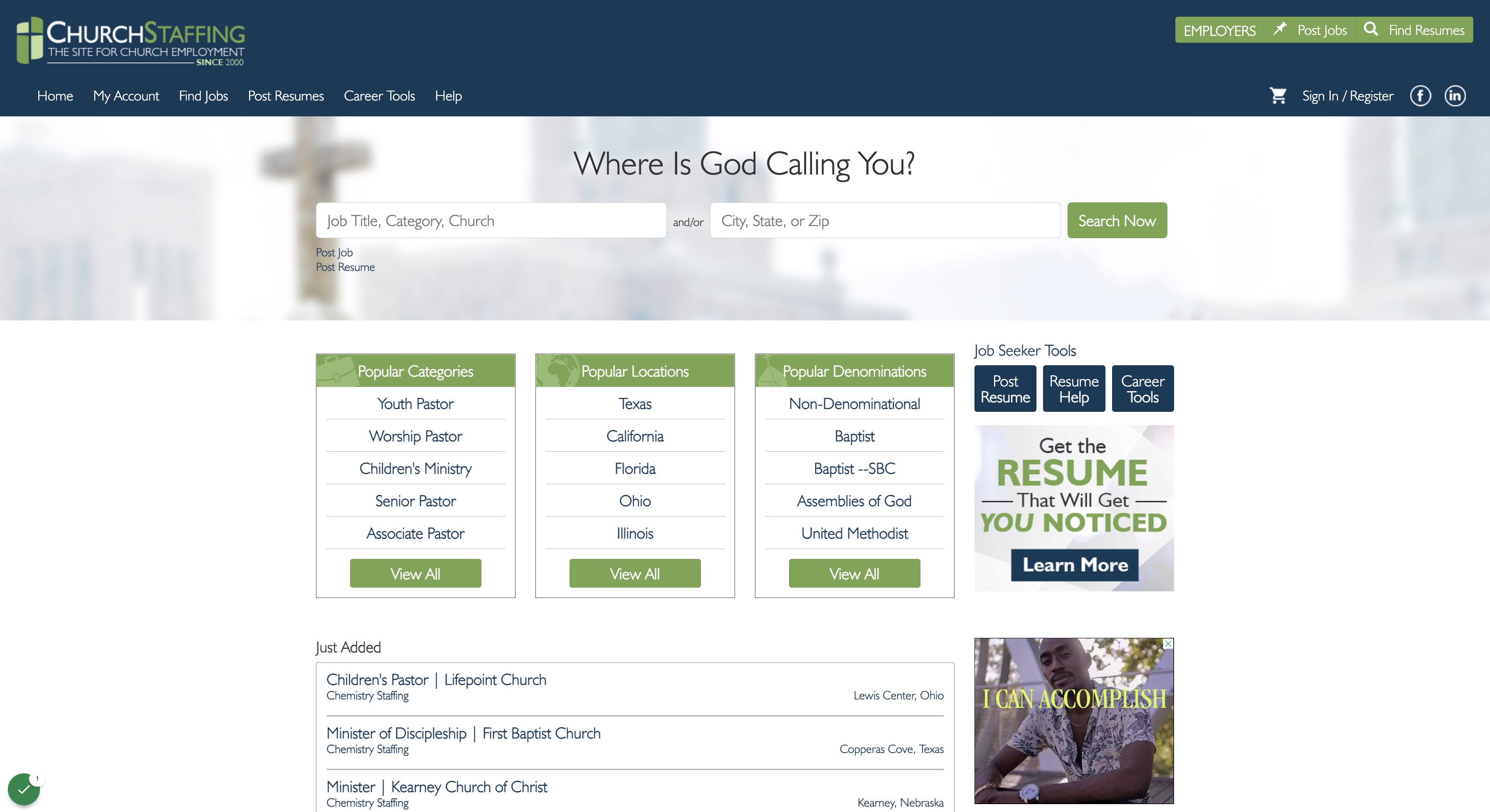 Click on Sign In / Register