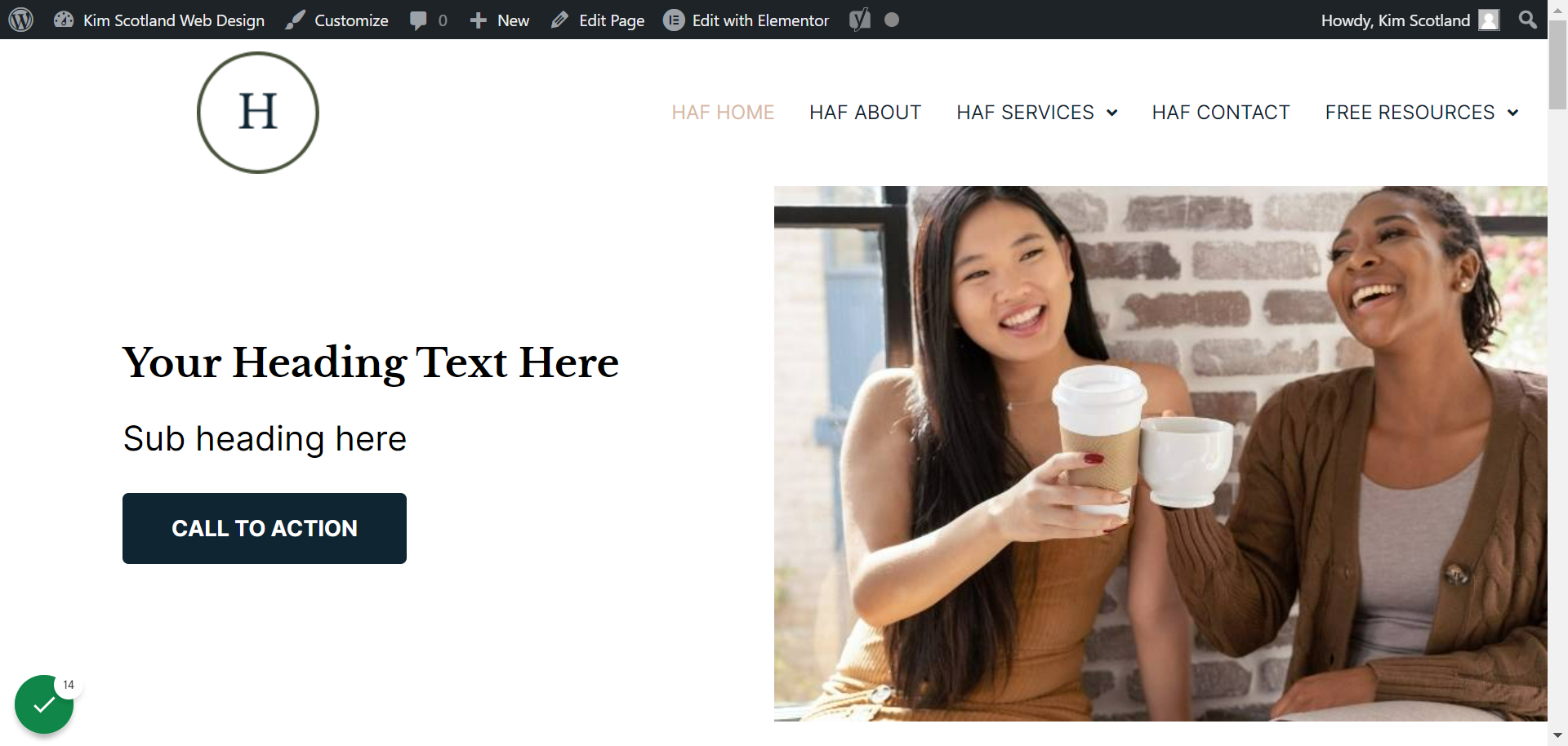 Open your site in a new tab to test the pixel is there.