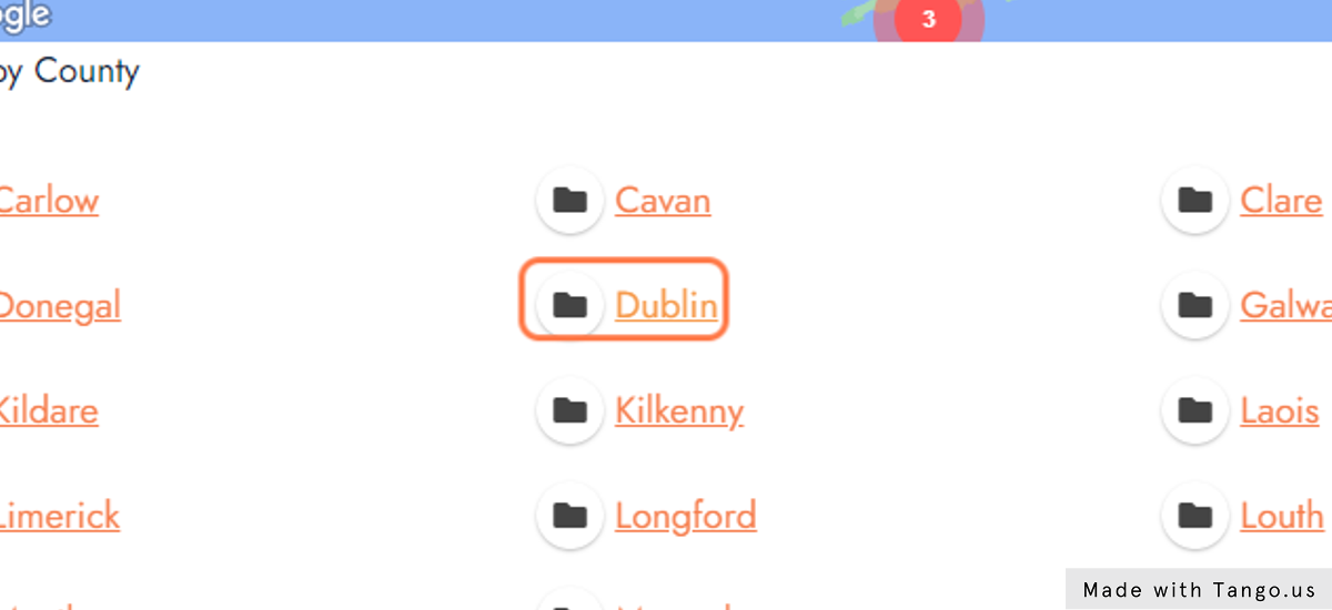 Click on Dublin ( for example )