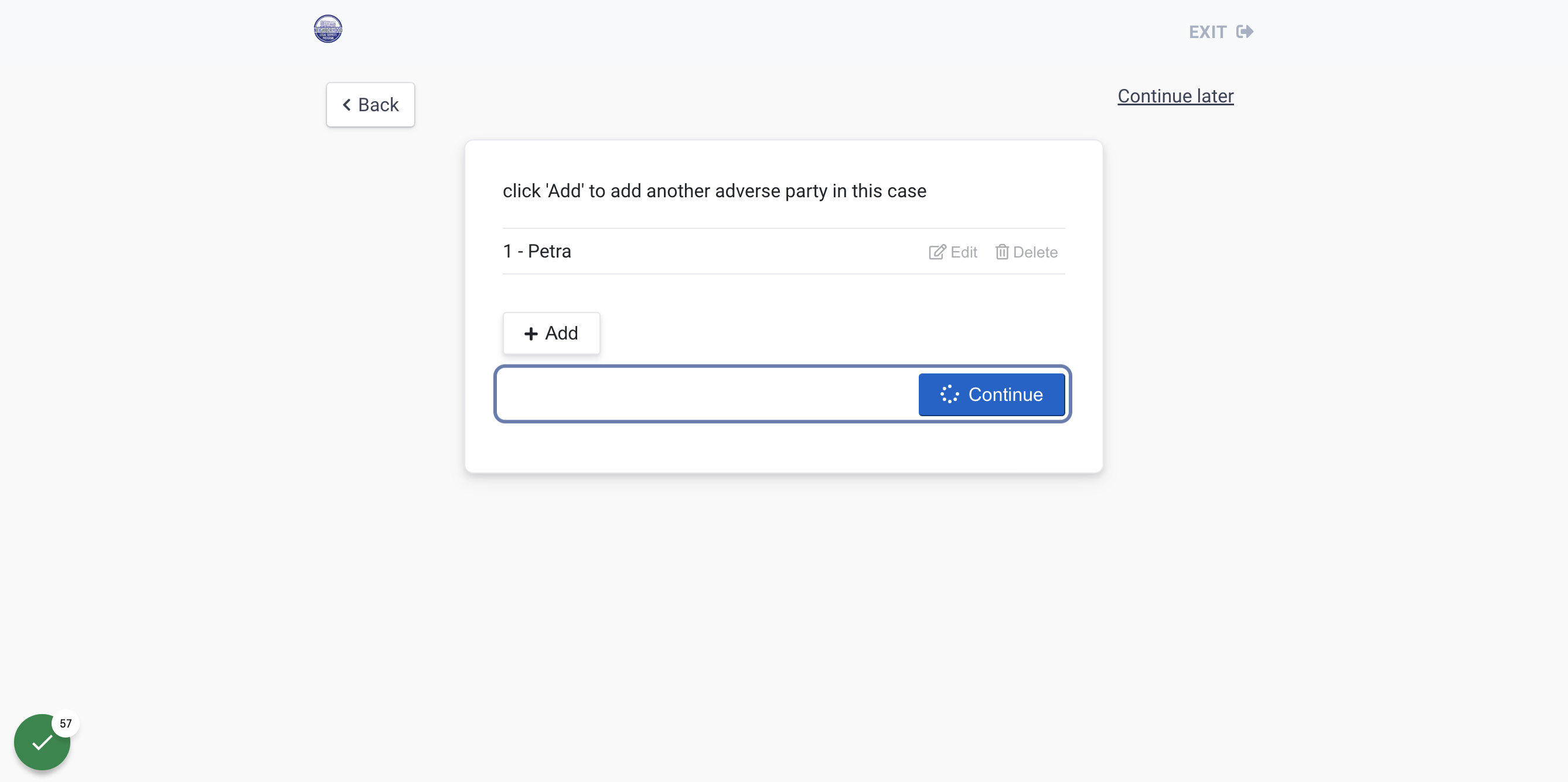 Click on Continue