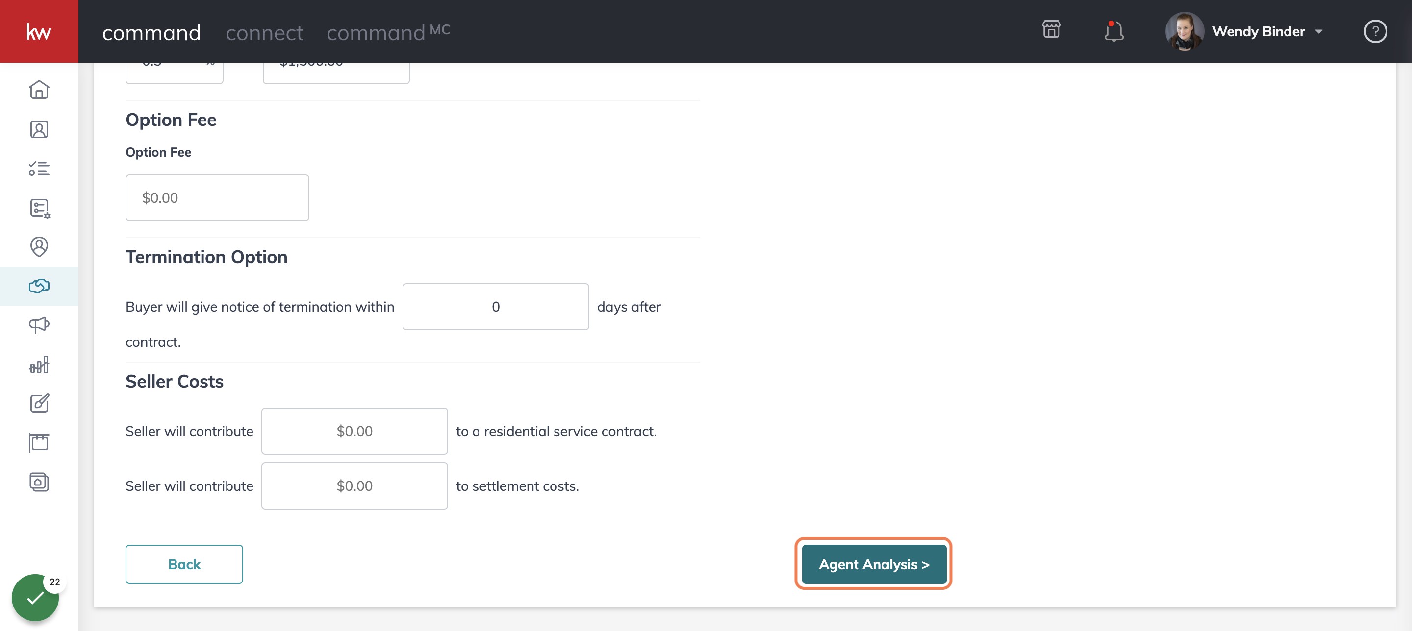 Click on Agent Analysis >