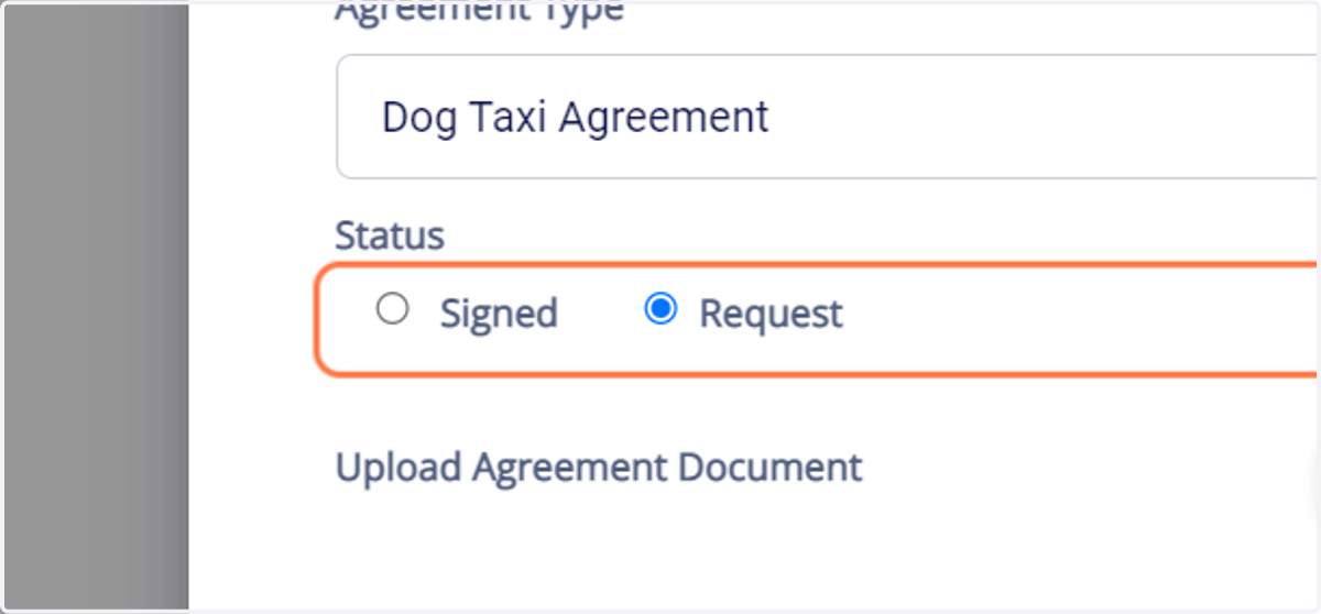 Select "REQUEST"