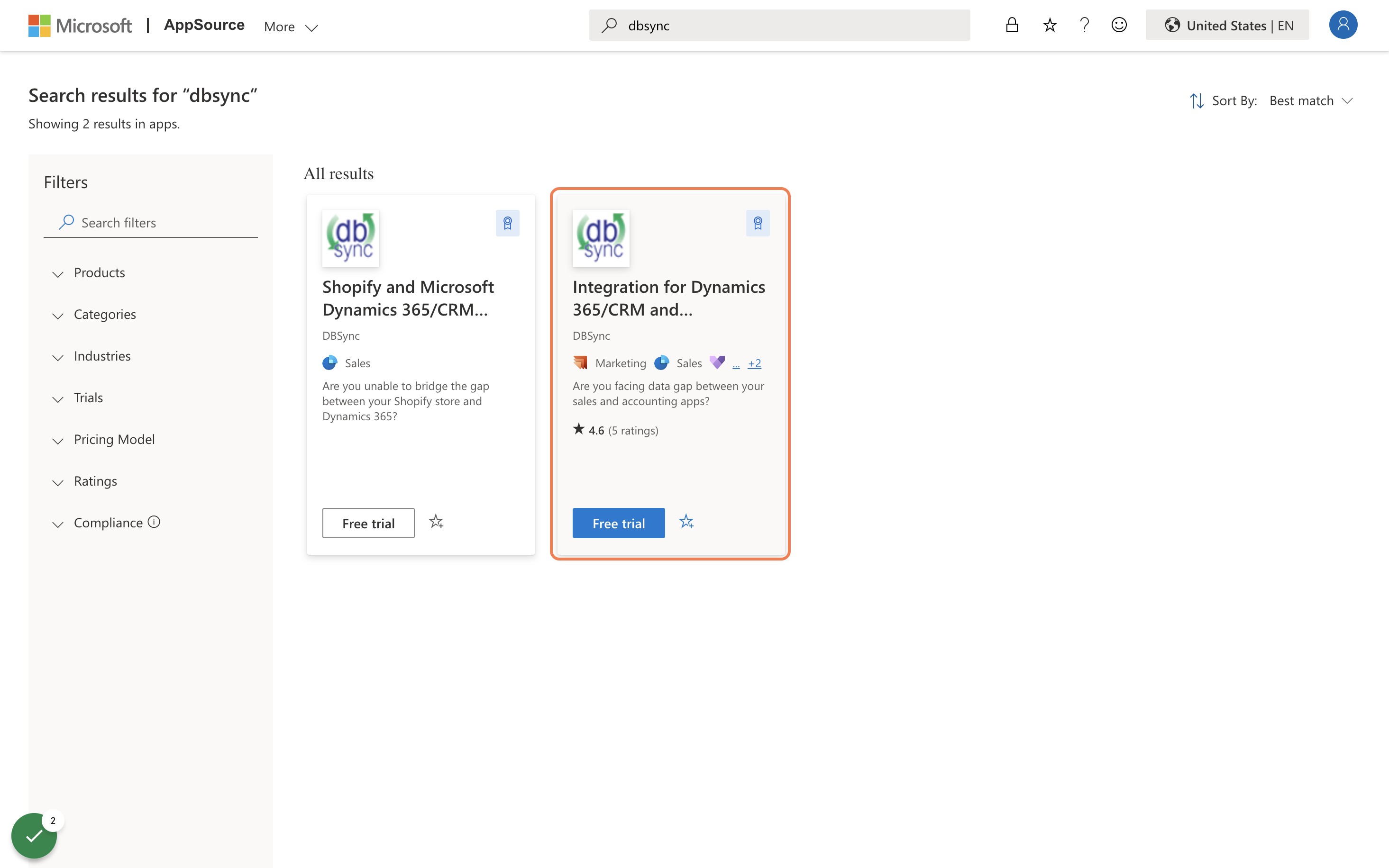 Click on Integration for Dynamics 365/CRM and QuickBooks
