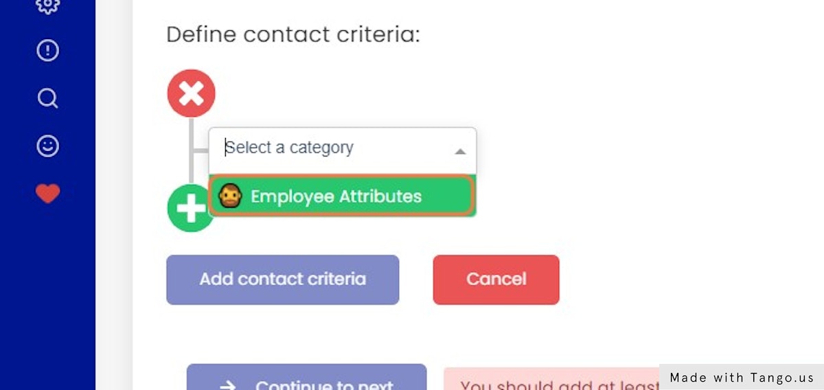 Click on Employee Attributes