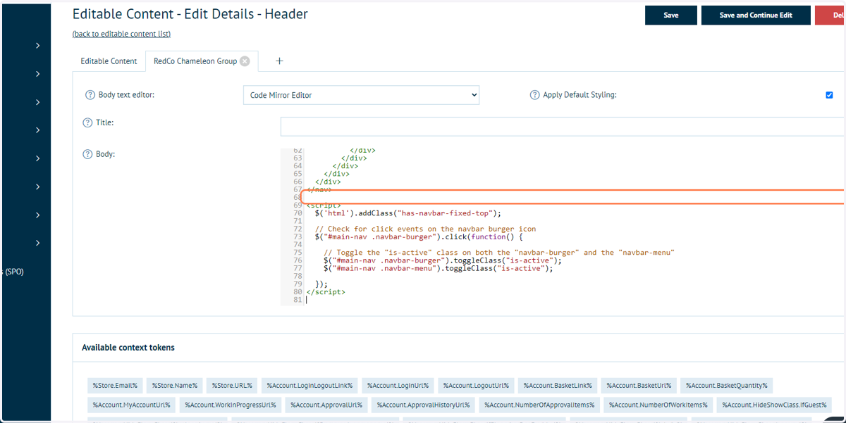 Paste code into text area