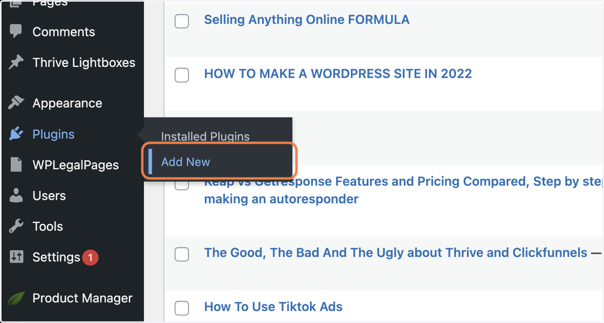 Click on Add New