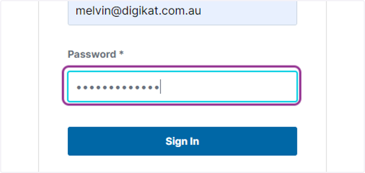 Type password