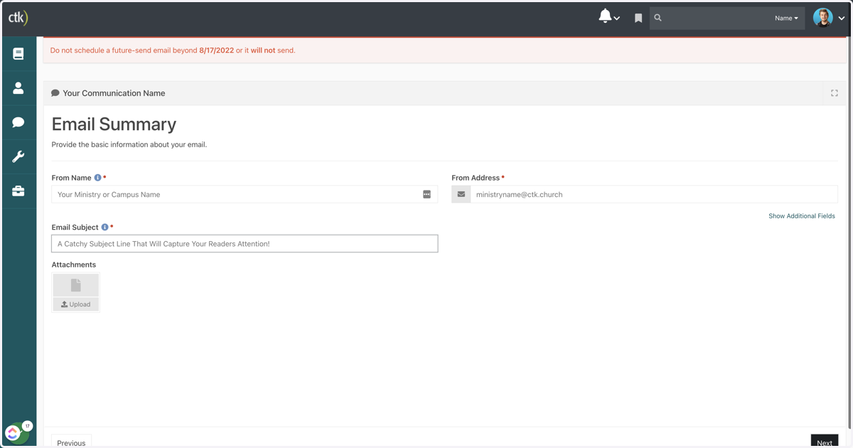 Confirm these details are correct and click "Next".