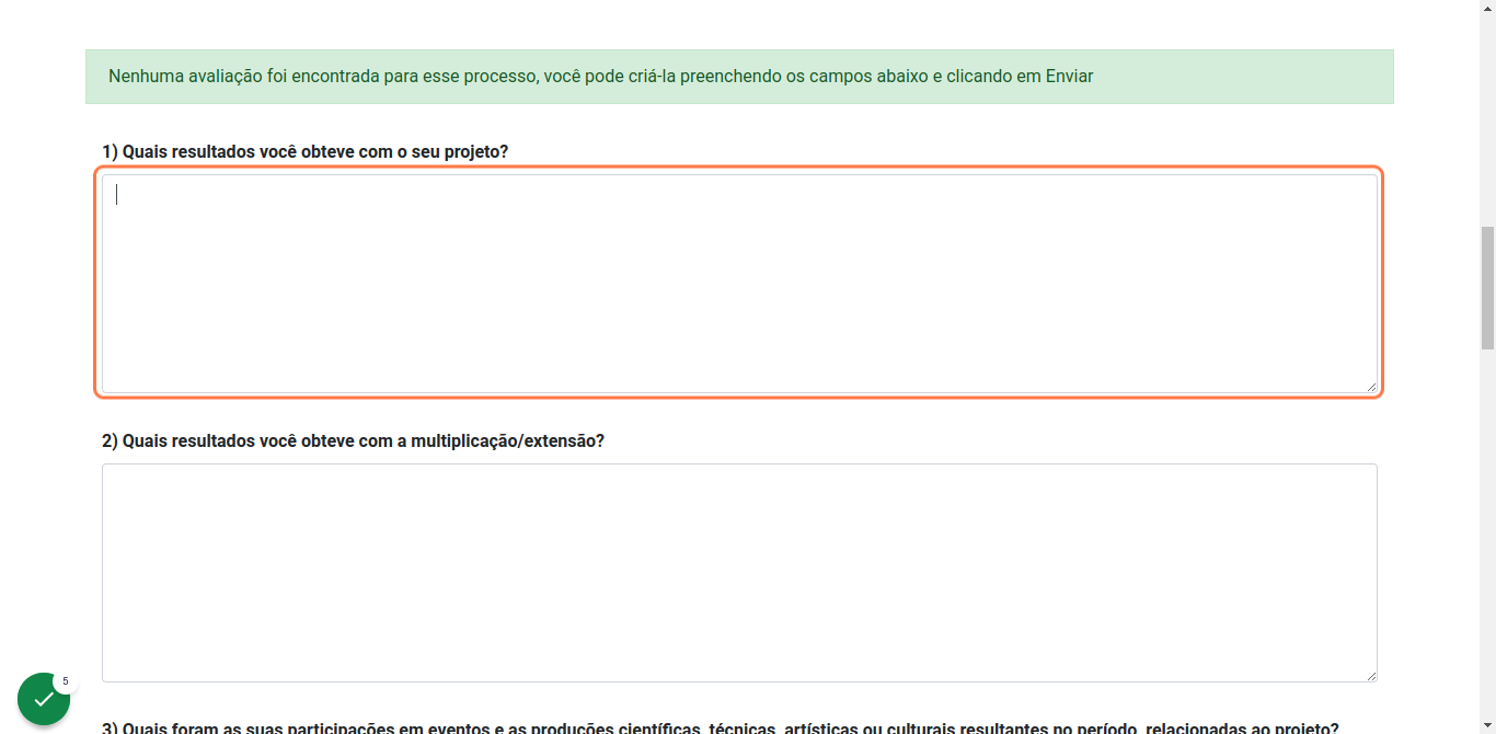 Responda as questões de 1 a 8 (você pode retornar e editar as questões a qualquer momento)