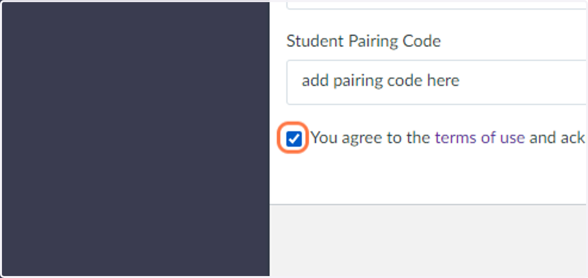 Check the box to agree with the terms of use, and then click "Start Participating."