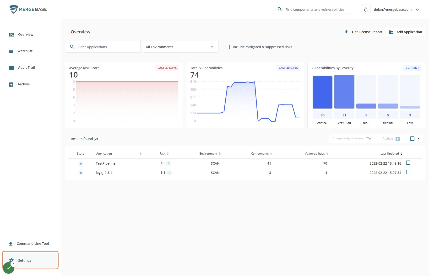 Grab your MergeBase Customer Token