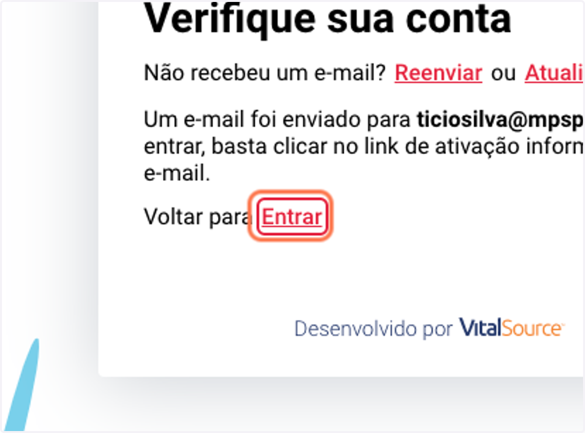 ATENÇÃO! Você precisa confirmar sua conta!
