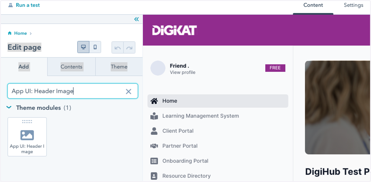 "App UI: Header Image" into input