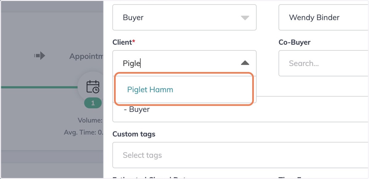 Select Client
