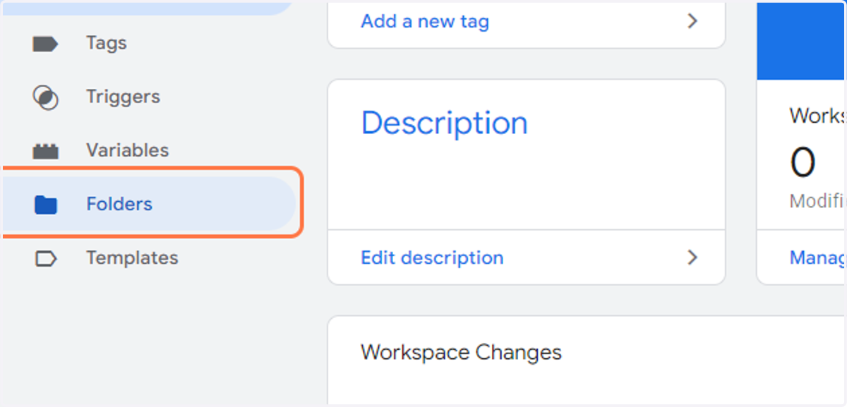 Click on Folders