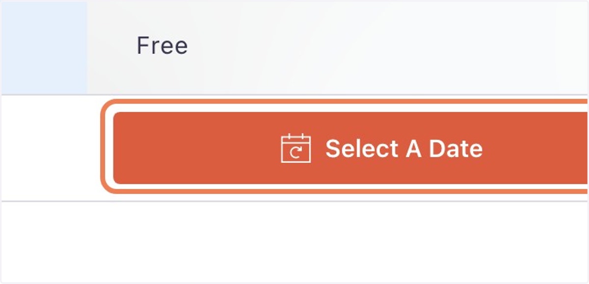 Click on 'Select a Date' to choose your desired reservation date.