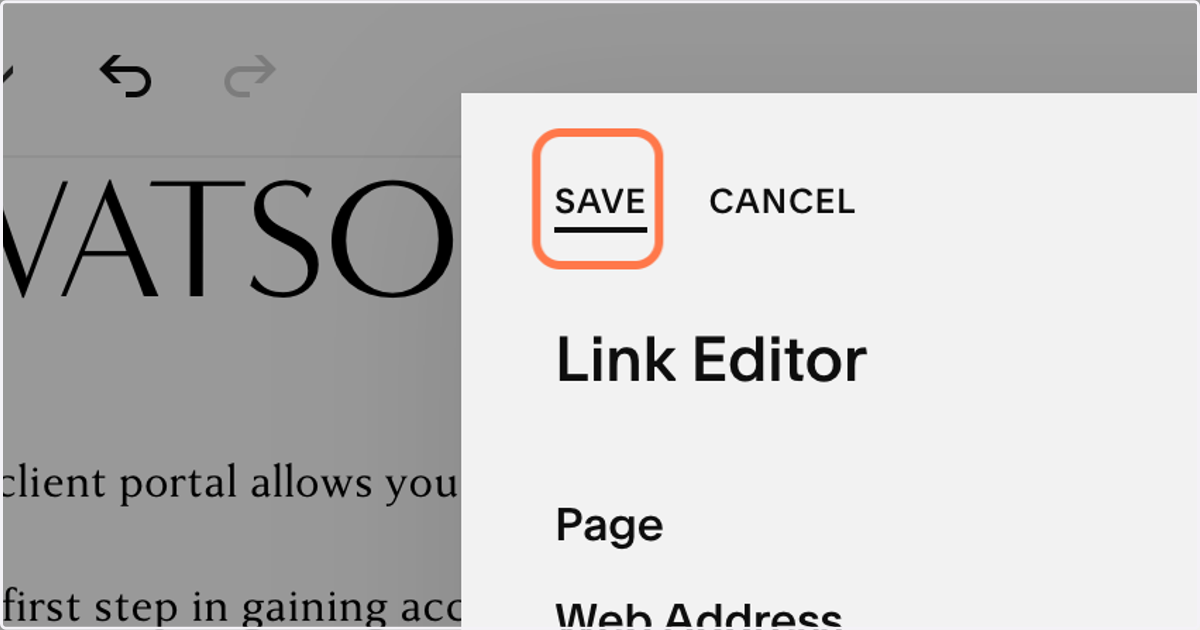 Click on SAVE