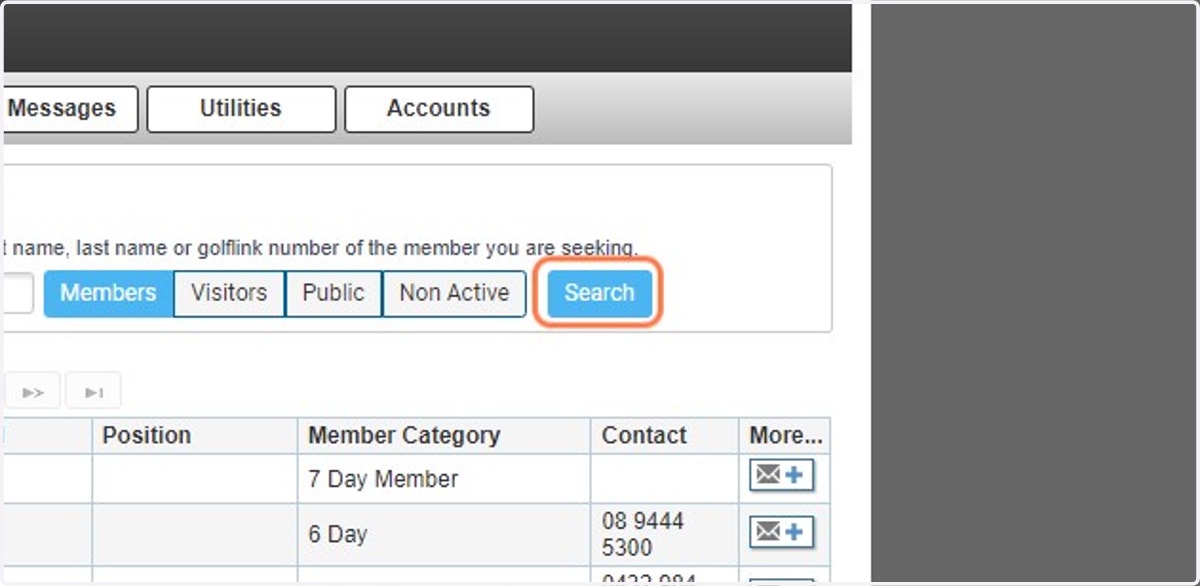Click on Search