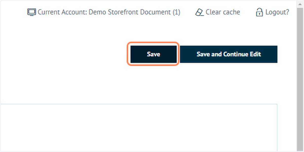 Click on Save