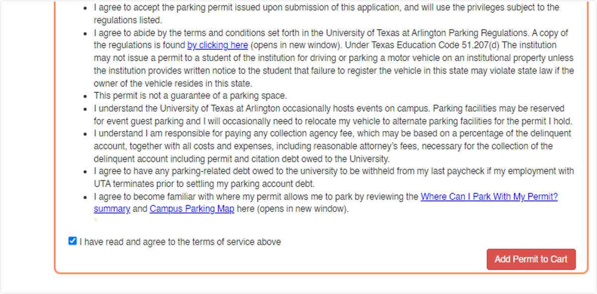 Agree to Terms and Conditions