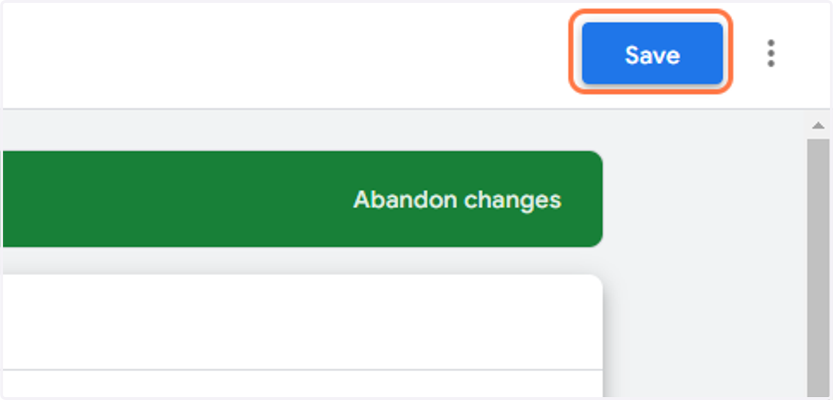 Click on Save