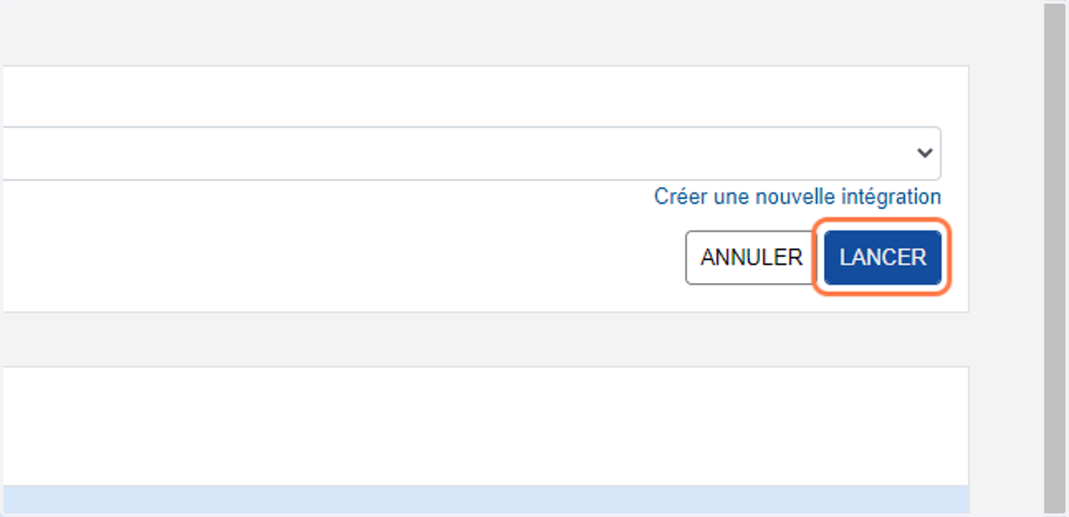 Cliquer sur "LANCER"