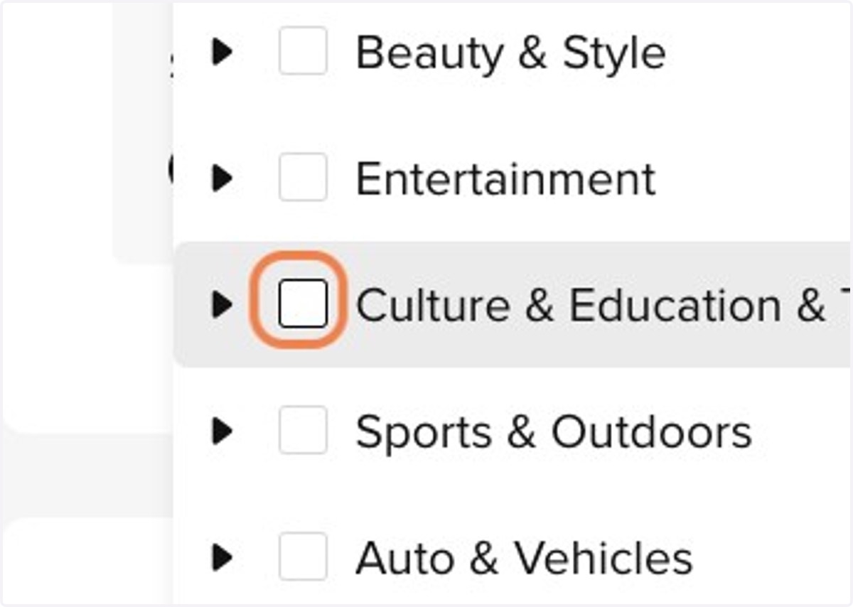 Click on checkbox
