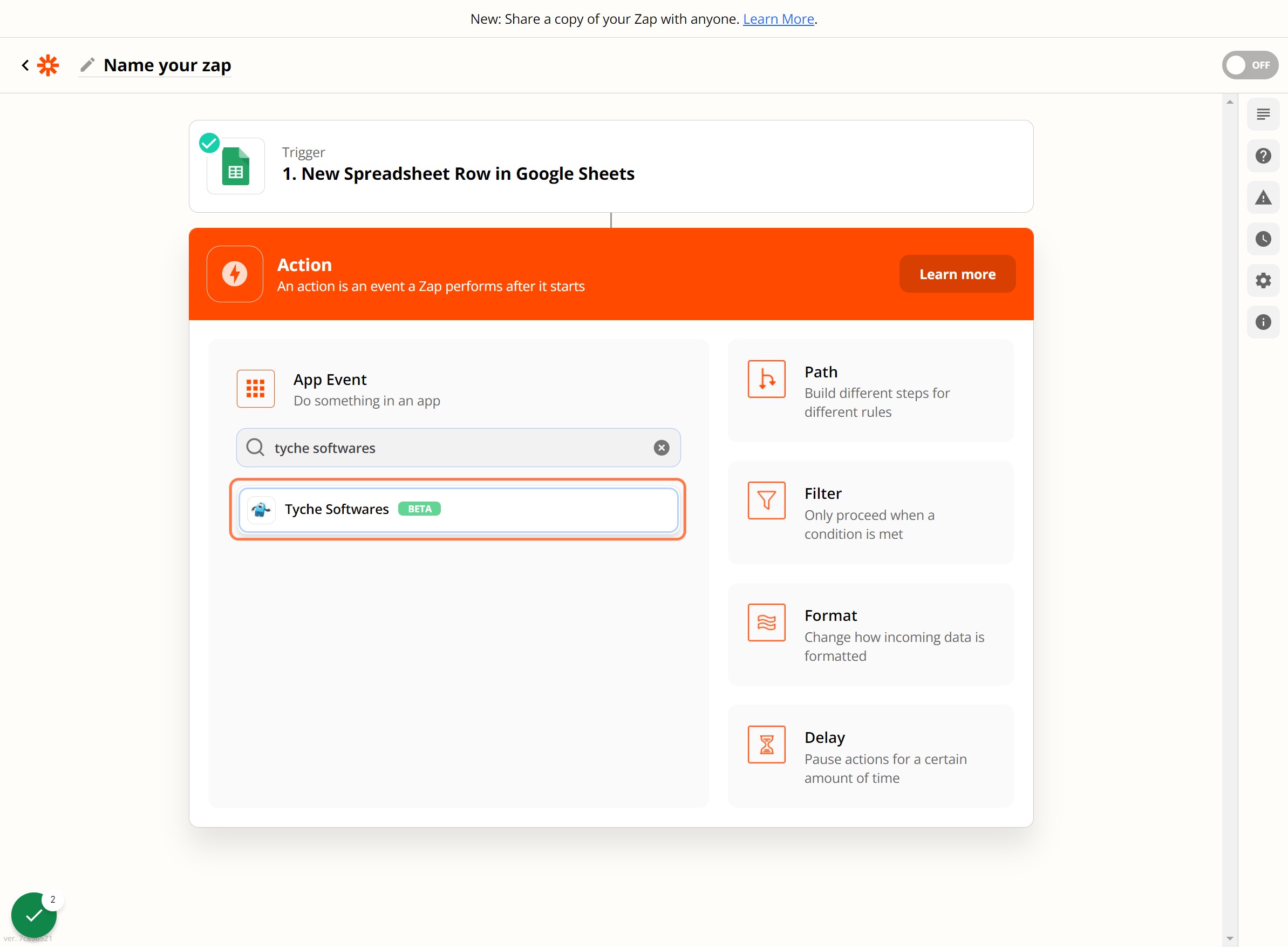 Click on Tyche Softwares…