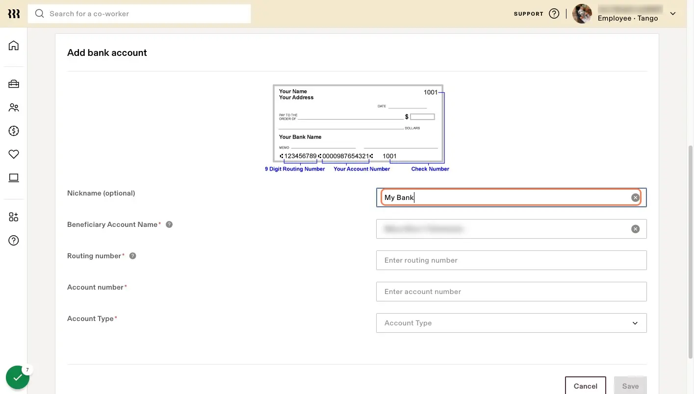 Enter your bank's name